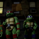 Illustration for article titled Shells Collide as the 80s Teenage Mutant Ninja Turtles Join the Modern iTMNT/i Cartoon